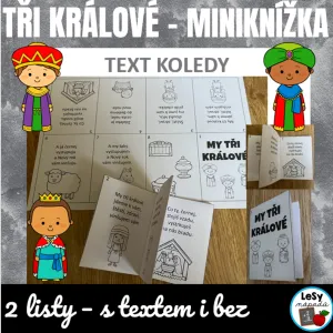 Tři králové - miniknížka, zdarma
