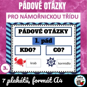 Plakáty s pádovými otázkami 