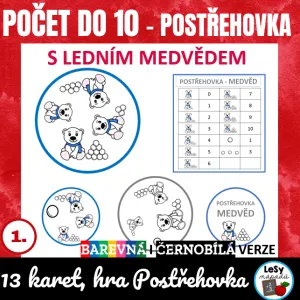 Koulovaná s ledním medvědem - hra Postřehovka