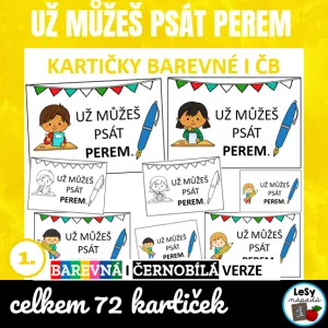Už můžeš psát perem - barevné i čb