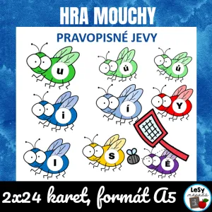 Hra mouchy - pravopisné jevy