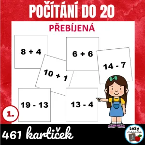 Počítání do 20 - přebíjená