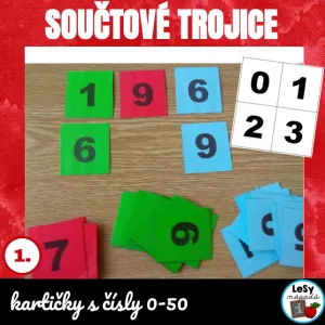 Součtové trojice s čísly do 50