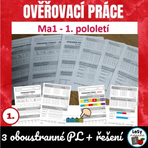 Ověřovací práce Ma 1 - 1. pololetí