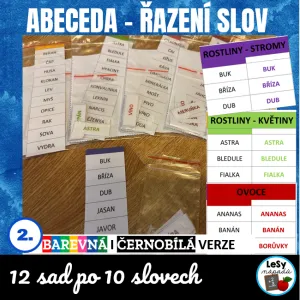 Abeceda - řazení slov