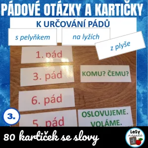 Pádové otázky a kartičky k určování pádů