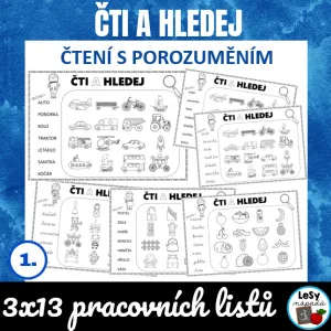 Čti a hledej - čtení s porozuměním