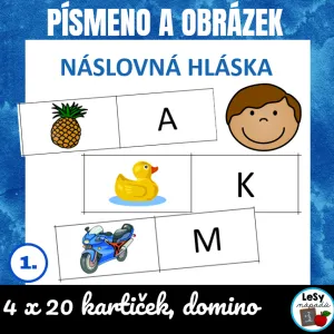 Počáteční hláska/písmeno - domino