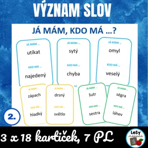 Význam slov - Já mám, kdo má ...?