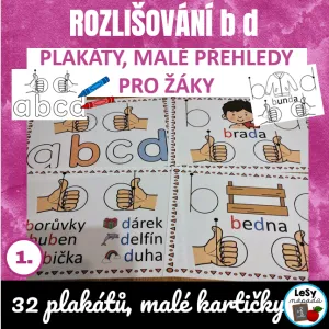 Plakáty b, d