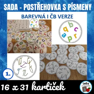 SADA - Postřehovka se 4 tvary písmen