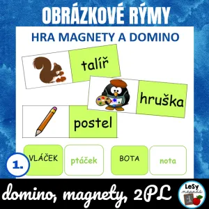 Hrajeme si s rýmy - domino