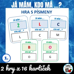 Já mám, kdo má s písmeny