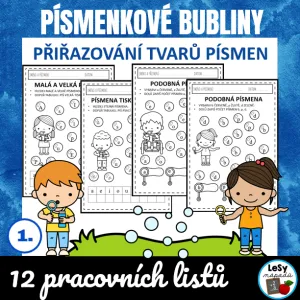 Barevné písmenkové bubliny