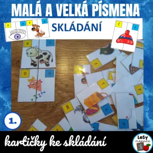 Malá a velká písmena - skládání
