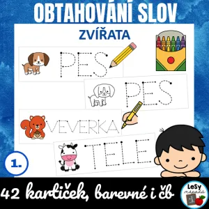 Obtahování slov - zvířata