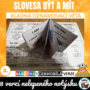 AJ: Být a mít - nelepený notýsek