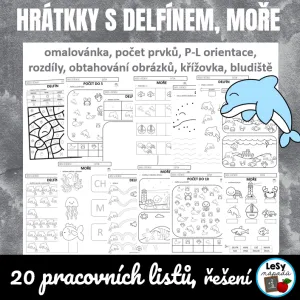 Hrátky s delfínem a moře