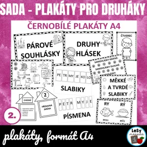 SADA - Černobílá výzdoba pro druháky