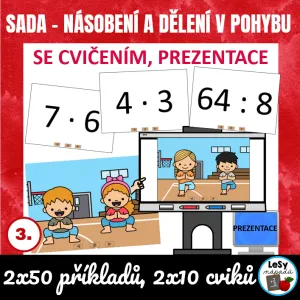 SADA - Násobení a dělení v pohybu se cvičením