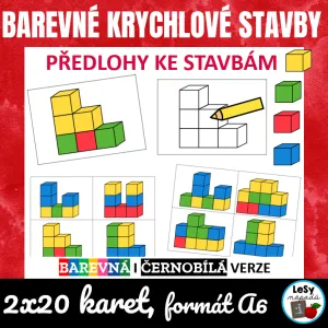 Barevné krychlové stavby