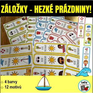 Záložky - hezké prázdniny
