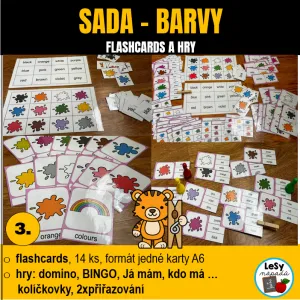 AJ: SADA BARVY - flashcards a hry