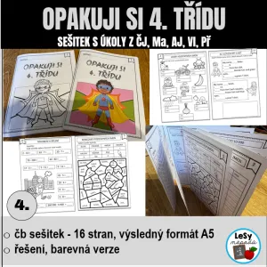 Opakuji si 4. třídu - hravý sešitek