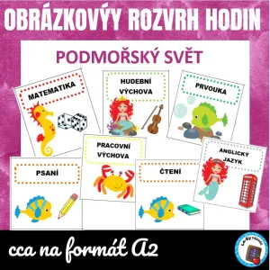Rozvrh hodin - podmořský svět