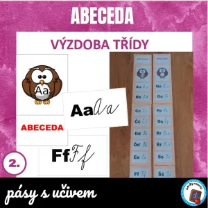 Abeceda - pásy s učivem