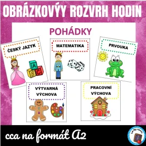 Rozvrh hodin - pohádky 2