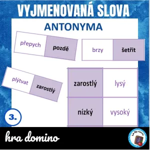 Vyjmenovaná slova - antonyma