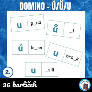 Domino - u/ú/ů