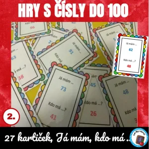 Hry s čísly do 100 - Já mám, kdo má ...