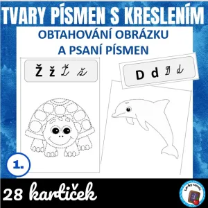 Tvary písmen s kreslením