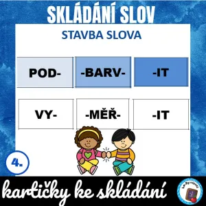 Stavba slova - skládání slov z částí