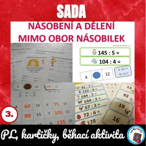 SADA - násobení a dělení mimo obor násobilek
