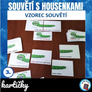 Souvětí s housenkami