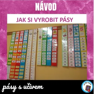 Návod - jak si vyrobit pásy s učivem - zdarma