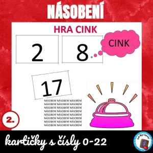 Násobení - hra CINK