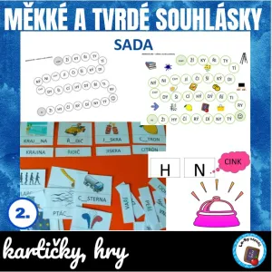 SADA - měkké a tvrdé souhlásky
