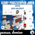 SADA - Vzory podst. jmen, rod mužský