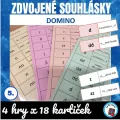 Zdvojené souhlásky - domino