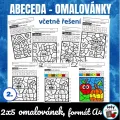 Abeceda - omalovánky, náhled 1