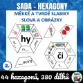 SADA - hexagony, měkké a tvrdé slabiky, náhled 1