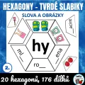 Hexagony - tvrdé slabiky