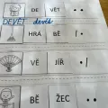 Skládání slov ze slabik (dě-tě-ně, bě-pě-vě-mě), náhled 6