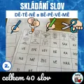 Skládání slov ze slabik (dě-tě-ně, bě-pě-vě-mě), náhled 1