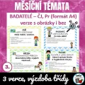 Badatelé - měsíční témata, formát A4 - zdarma, náhled 1