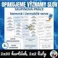 Opakujeme významy slov - skupinová práce, náhled 1